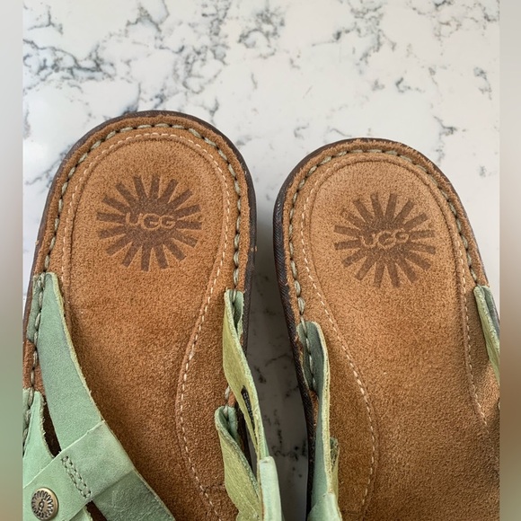 UGG leather woman’s Sandals size 7  NWOT - Picture 8 of 10